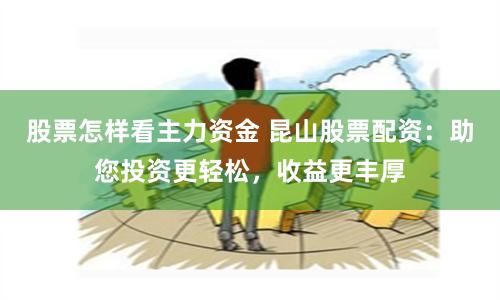 股票怎样看主力资金 昆山股票配资：助您投资更轻松，收益更丰厚